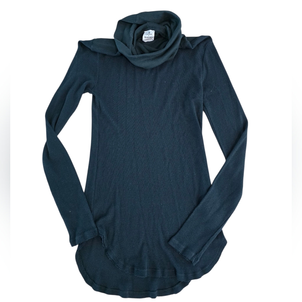 Evereve + Micheal Stars Cowl Neck Waffle knit Lightweight Sweater‎ Size S